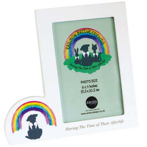 Dog Photo Frame From Arora Design Rainbow Bridge Friends