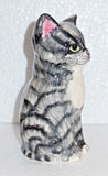 Babbacombe Pottery Figurine Fluffy Grey Tabby Kitten