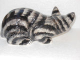 Babbacombe Pottery Grey Cat Crouching