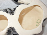Babbacombe Pottery Grey Cat Crouching