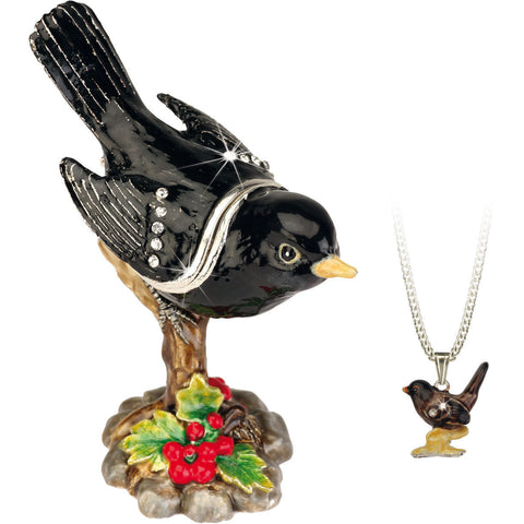 Hidden Secrets Blackbird Trinket Box