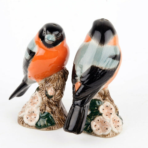 Quail Ceramics: Salt & Pepper Pots: Bull Finch