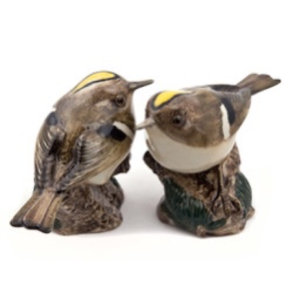 Quail Ceramics: Salt & Pepper Pots: Goldcrest