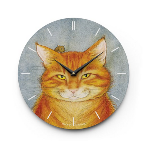 Moongazer Clock Jasper The Ginger Cat