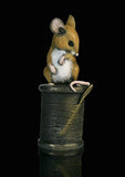 Mouse On Cotton Reel From The Richard Cooper Studio
