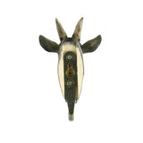 Wildlife Garden Hand Carved Wooden Goat Hook