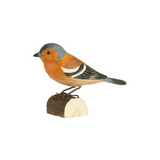 Wildlife Garden Decobird Carved Wooden figure of Chaffinch