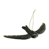 Wildlife Garden Decobird Carved Wooden Figure of a Common Swift in Flight