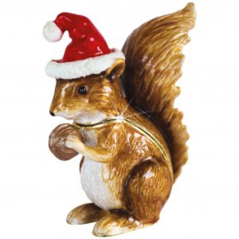 Craycombe Trinket Box - Christmas Squirrel
