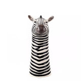 Quail Ceramic Flower Vase Zebra