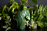 Quail Ceramic Tree Frogs Flower Vase