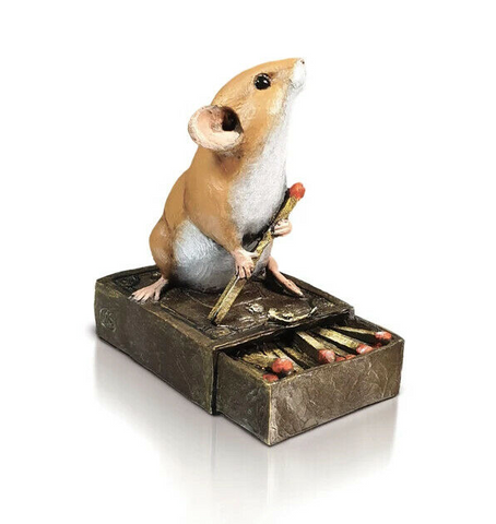 Richard Cooper Studio Mouse with Match Box