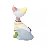 Rosina Wachtmeister Cat Figurine Carla with her red Rose