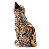 De Rosa Tortoiseshell Calico Cat Sitting Figurine