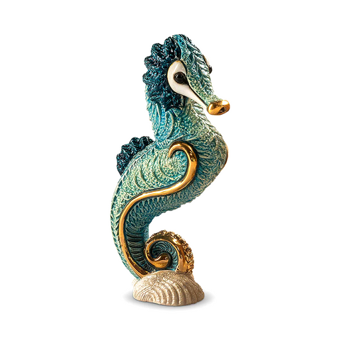 De Rosa Turquoise Seahorse Figurine