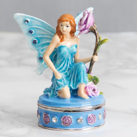 Treasured Trinkets Blue Fairy Trinket Box