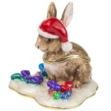 Bunny and Carrots Trinket Box By Craycombe
