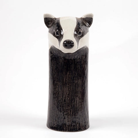 Badger Flower Vase By Quail Ceramics