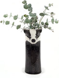 Badger Flower Vase By Quail Ceramics