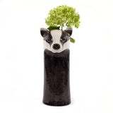 Badger Flower Vase By Quail Ceramics