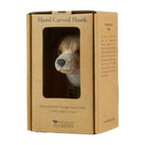 Hand Carved Wooden Jack Russell With Hook By Wildlife Garden