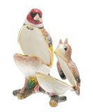Goldfinch Feeding Fledgling Trinket Box From Juliana Treasured Trinkets