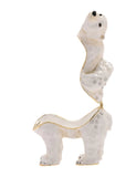 Polar Bear With Cub On Back Trinket Box From Juliana Treasured Trinkets
