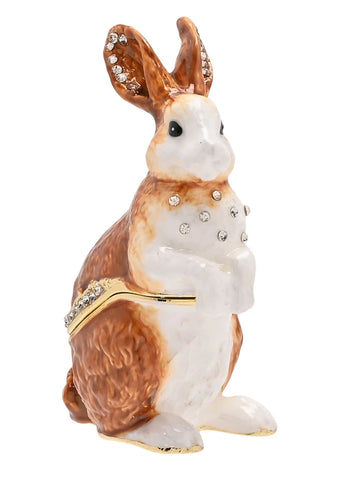 Rabbit Sitting Trinket Box From Juliana Treasured Trinkets