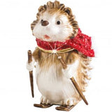 Hedgehog Skiing Trinket Box By Craycombe
