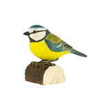Carved Wooden Bluetit Decobird From Wildlife Garden