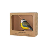 Carved Wooden Bluetit Decobird From Wildlife Garden