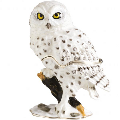 Arora Design Trinket Box - Craycombe Trinket Snow Owl