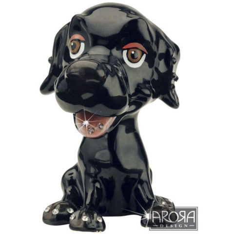 Arora Design Little Paws Black Labrador Trinket Box
