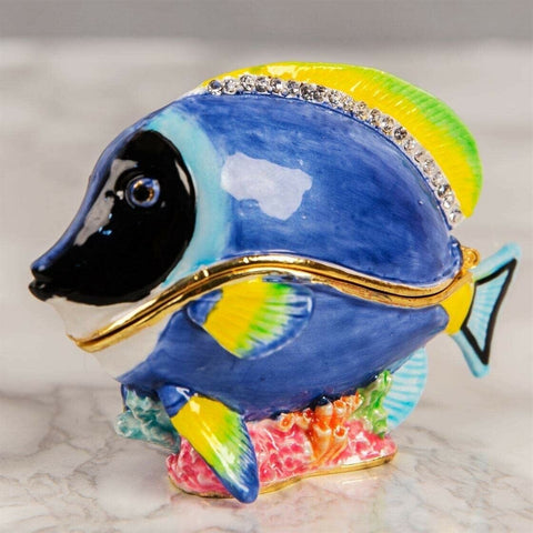 Juliana: Trinket Box: Treasured Trinkets: Blue Tang Fish