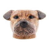 Quail Ceramics; Face Egg Cup: Border Terrier
