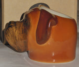 Quail Ceramics: Face Eggcup: Boxer Dog