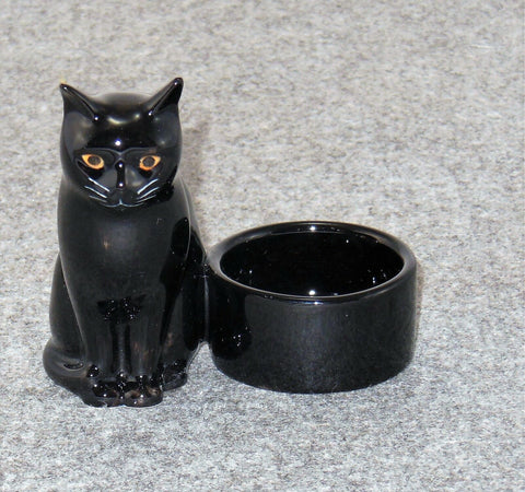 Quail Ceramics: T- Lite Holder: Cat Lucky