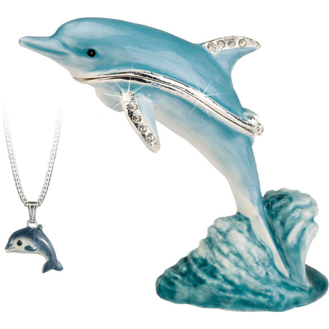 Arora Design Trinket Box Hidden Secrets Dolphin