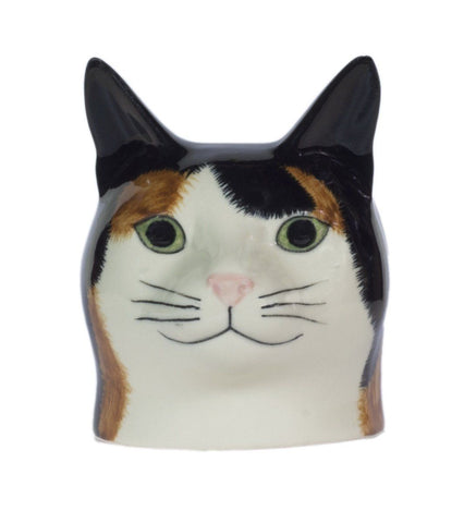 Quail Ceramics: Face Egg Cup: Cat - Eleanor