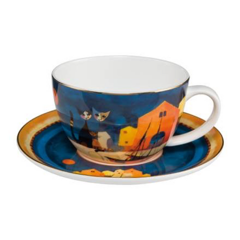 Rosina Wachtmeister Cup and Saucer - I Colori del tramonto