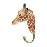 Wildlife Garden: Hook Hand Carved Giraffe