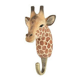 Wildlife Garden: Hook Hand Carved Giraffe