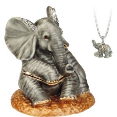 Arora Design Trinket Box Hidden Secrets Elephant
