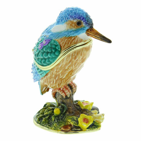 Juliana: Trinket Box: Treasured Trinkets; Kingfisher Sitting