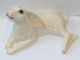 Babbacombe Pottery Moon Gazing Arctic Hare Lying down