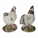 Quail Ceramics: Salt & Pepper Pots: Light Sussex Chickens