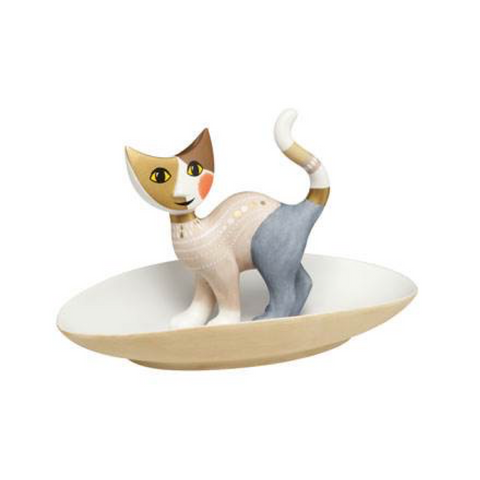 Rosina Wachtmeiste Cat Luna - with dish to keep your jewels safe