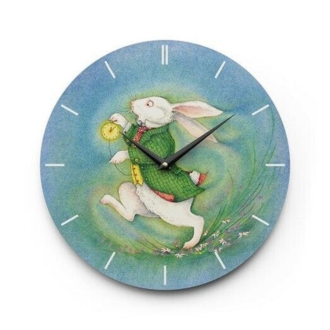 Moongazer Clock - White Rabbit