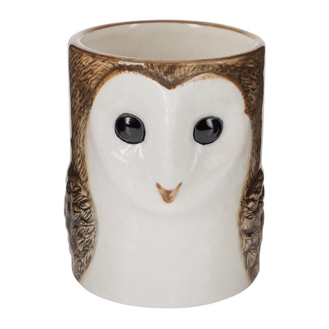 Quail Ceramics: Pencil Pot: Barn Owl