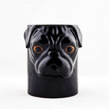 Quail Ceramics: Pencil Pot: Black Pug
